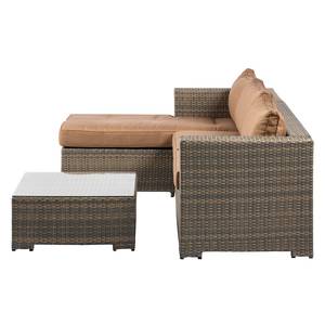 Loungesofa Paradise Lounge I (2-teilig) Braun / Cognac