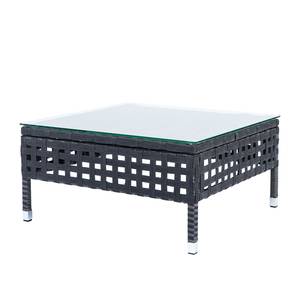 Table basse Kylo Verre / Polyrotin - Gris / Anthracite