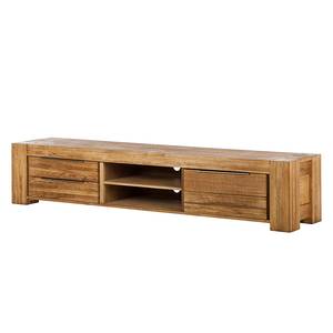 Tv-meubel Tomano massief hout eik geolied breedte 238cm