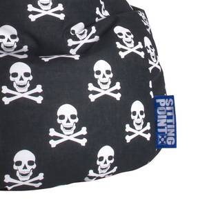 Pouf a sacco Bean Bag Teschio dei pirati Cotone - Altezza: 90 cm