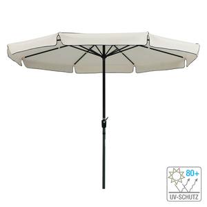 Parasol Amalfi aluminium/polyester antracietkleurig/natuurlijke kleuren diameter: 300cm