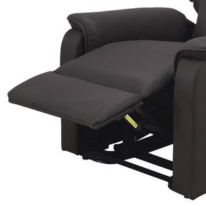 Massagesessel Cubillo Microfaser - Schwarz