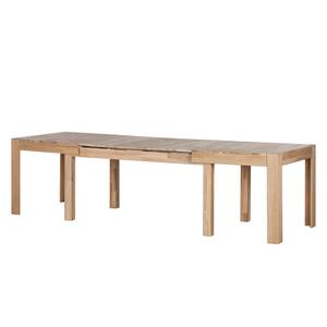 Massieve eettafel KimWOOD II (uitschuifb massief eikenhout - Wit geolied eikenhout