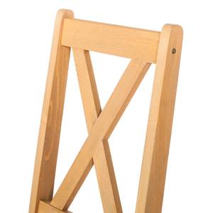 Sedia tavolo da pranzo Edgware I Set 2 - in legno massello - Pino naturale Opaco - Senza braccioli