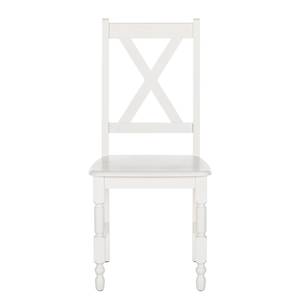 Chaises Edgware I (lot de 2) Pin massif - Pin blanc - Sans accoudoirs