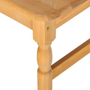 Sedia tavolo da pranzo Edgware II Set 2 - In legno massello - Pino naturale Opaco - Senza braccioli