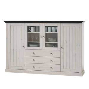 Buffet haut Lyngby Pin massif - Pin blanc / Pin Wengé