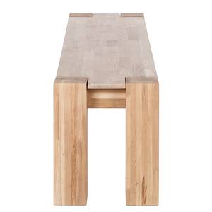 Banc NoahWOOD Chêne massif - Chêne blanc huilé - Largeur : 180 cm