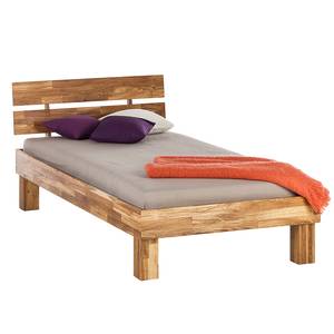 Massief houten bed AresWOOD Eik - 90 x 200cm - Met hoofdeinde