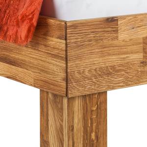Massief houten bed AresWOOD Bruin - Massief hout - 105 x 37 x 205 cm