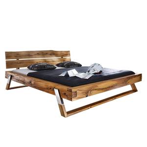 Massief houten bed Breuberg massief wild eikenhout - 200 x 200cm