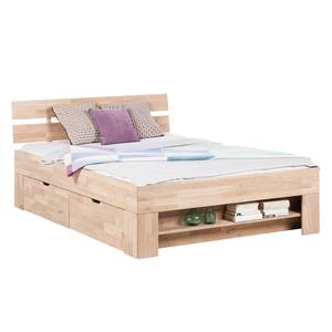 Massief houten bed EosWOOD massief eikenhout - Wit geolied eikenhout - 140 x 200cm