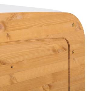 Letto in legno massello Fia Legno di pino - Pino naturale colorato e opaco - 180 x 200cm