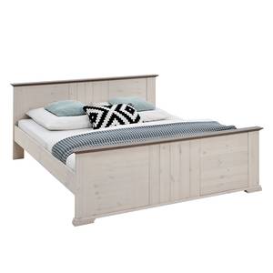 Massief houten bed Hanstholm wit grenenhout - 180 x 200cm