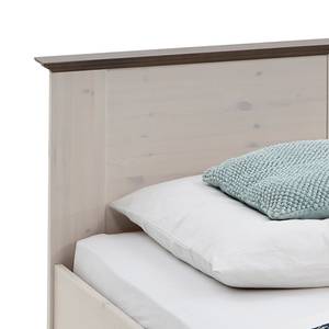 Massief houten bed Hanstholm wit grenenhout - 180 x 200cm