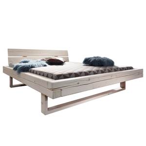 Massief houten bed Karsbach massief vurenhout - wit - 200 x 200cm