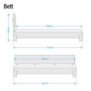 Massivholzbett MapuaWOOD 180 x 200cm - Eiche