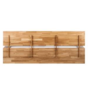 Massief houten bed TemukaWOOD 180x200cm - eikenhout - Eik - 120 x 200cm
