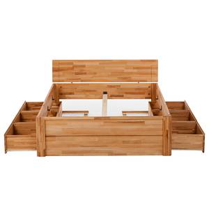 Massief houten bed TiaWOOD massief kernbeukenhout - 200 x 200cm