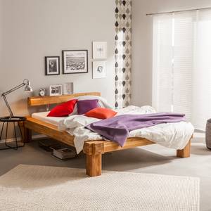 Massief houten bed Viktoria Eik - 140 x 200cm