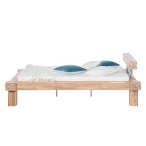 Massief houten bed Viktoria Wit geolied eikenhout - 140 x 200cm