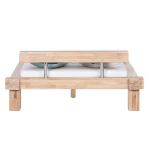 Massief houten bed Viktoria Wit geolied eikenhout - 140 x 200cm