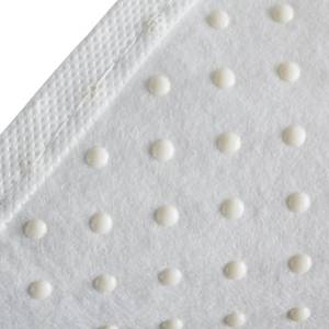 Matratzen-Unterlage Noppen Polyester/Acryl-Latex Noppen - Weiß - 100x200 cm