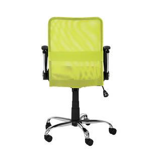 Chaise pivotante de bureau Matthew Revêtement textile - Vert pomme