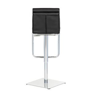 Tabouret de bar Maura Imitation cuir - Noir