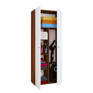 Armoire multifonction Vandol Blanc / Imitation noyer