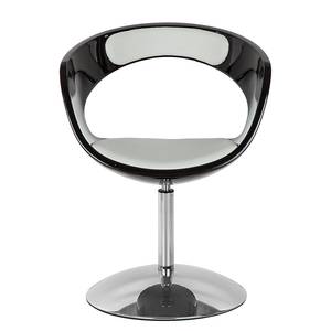 Fauteuil pivotant Merida Noir / Blanc