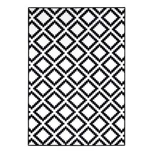 Tapis Michael Michalsky Meatpacking Fibres synthétiques - Noir / Blanc - 160 x 230 cm