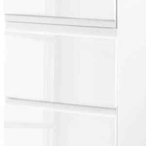 Armoire midi Cardiff Blanc brillant / Blanc