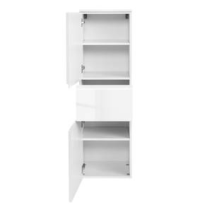 Armoire midi Cardiff Blanc brillant / Blanc