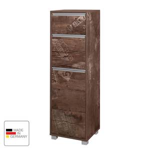 Armoire midi Diona II Imitation chêne de Panama - 33 x 130 cm