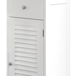 Armoire basse Quickset 928 I Blanc - Butoir à droite