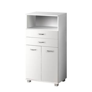 Armoire midi Lugano Blanc nacré - 1 porte