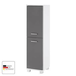 Armoire midi Lumo I Blanc / Basalte