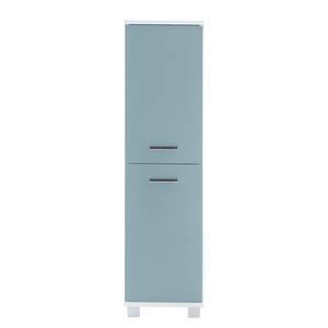 Armoire midi Lumo I Blanc / Bleu colombe