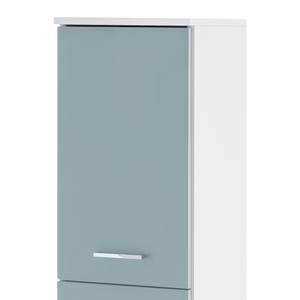 Armoire midi Lumo I Blanc / Bleu colombe