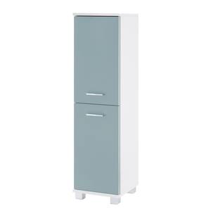 Armoire midi Lumo I Blanc / Bleu colombe