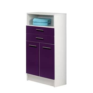 Midischrank Ottawa Breit - Aubergine