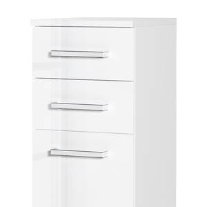 Armoire midi Siena Blanc brillant - 33 cm