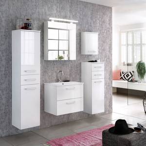 Armoire midi Siena Blanc brillant - 33 cm