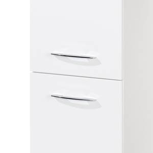 Armoire midi Florida Blanc brillant / Blanc