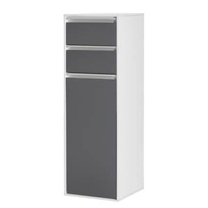 Armoire midi Tinus Basalte - 35 cm - Gris mat - Largeur : 35 cm