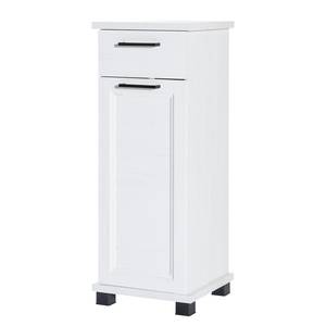 Armoire midi Visano Imitation pin blanc