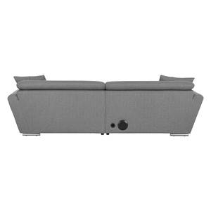 Bigsofa Idaho (inkl. Beleuchtung) Webstoff Grau Mit Bluetooth Soundsystem