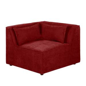 Modul-Ecksofa Pilmore II Microvelours Burgunderrot