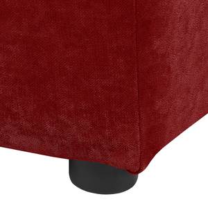 Canapé d'angle modulable Pilmore I Microvelours - Rouge bourgogne